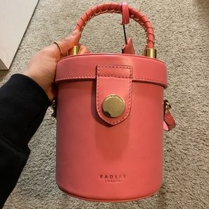 Radley London pink bucket bag